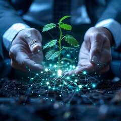 Business Leaders Planting Digital Seeds in Virtual Garden
