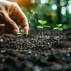 Business Leaders Planting Digital Seeds in Virtual Garden