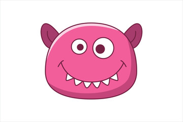 Troll Faces Flat Sticker Design