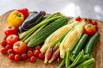 色とりどりの野菜　野菜集合