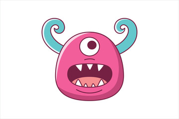 Troll Faces Flat Sticker Design