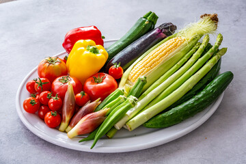 色とりどりの野菜　野菜集合