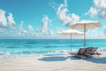 People relaxing and tanning at the beach, enjoying the sun, playing volleyball, and swimming