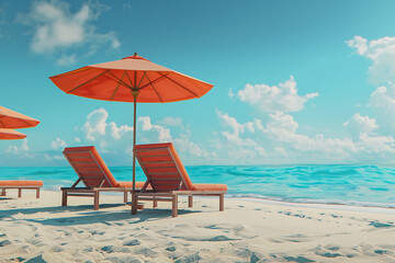 People relaxing and tanning at the beach, enjoying the sun, playing volleyball, and swimming