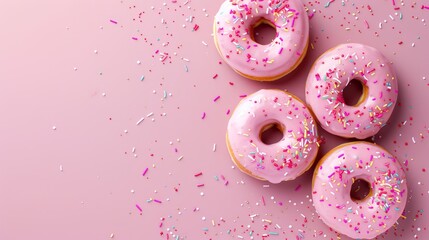 National donut day with space area for text