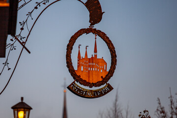 Medieval Buildings at Maulbronn Monastery at dusk, Maulbronn, Baden-Württemberg, Germany