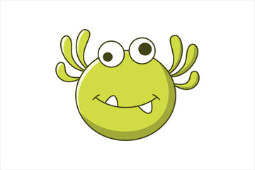 Troll Faces Flat Sticker Design