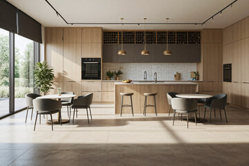 modern kitchen interior