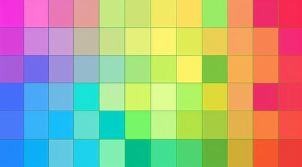 Rainbow squares