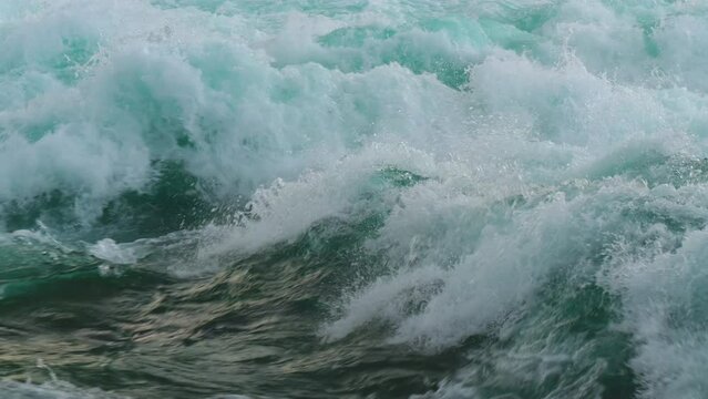The Niagara River in the middle of summer.
