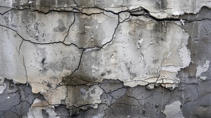 Fototapeta premium Marks and imperfections on the cement wall