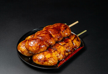 3本の焼きまんじゅう