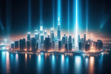 Fototapeta premium Background of technological concepts