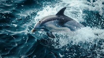 dolphin jumping out of water