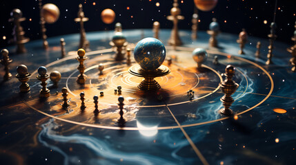 Futuristic City Encased in a Crystal Ball – 3D Rendering