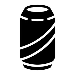 beer can Solid icon