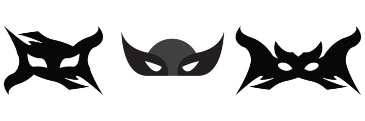 super hero mask icon vector illustration.