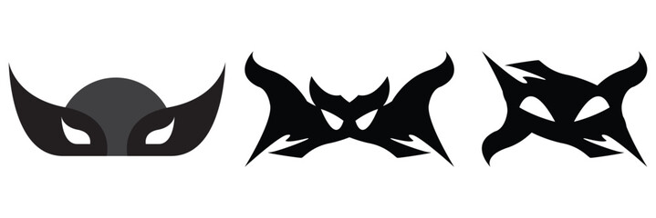 super hero mask icon vector illustration.