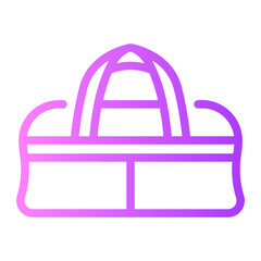 sport bag Line Gradient Icon