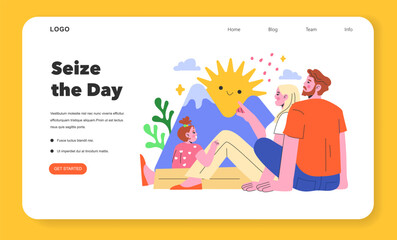 YOLO concept Flat Vector illustration.