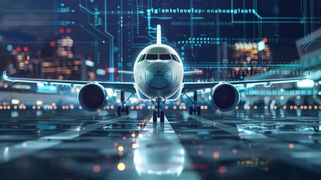 A datadriven predictive model alerting airlines of potential disruptions in advance so they can adjust operations accordingly and minimize delays.