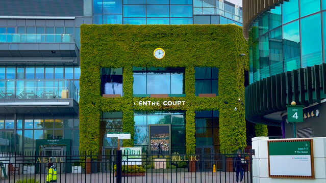 The famous Centre Court of Wimbledon - LONDON, ENGLAND UNITED KINGDOM - MAY 27, 2024