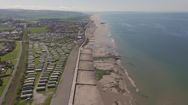 Tywyn in Wales by the sea