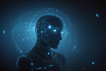 Obraz premium Background of technological concepts
