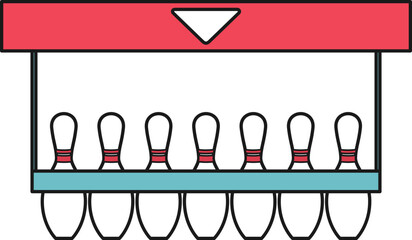 Sport Bowling Equipment Element