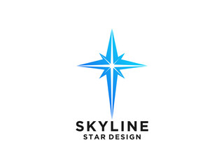 Star shape graphic symbol for company leaders