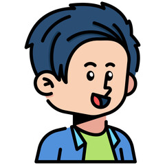 Male actress Filled line Icon