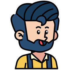 People Filled line Filled line Icon