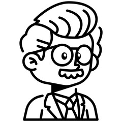 Teacher Line Icon