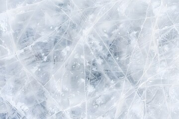 Obraz premium Closeup of Cracked Ice Surface Texture