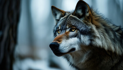 Wolf in Forest