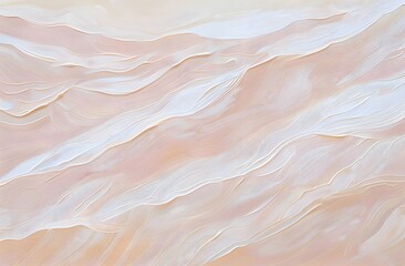 Obraz premium Abstract Desert Dunes in Pink & Beige
