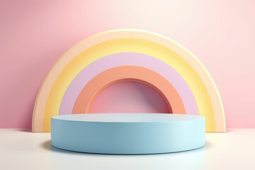 pride mounth 3d background products minimal podium. 3d background products minimal podium scene. pastel color.