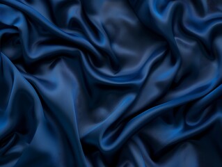 Fototapeta premium A close up of a black fabric. Navy blue color