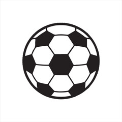 Naklejka premium Football silhouette vector illustration with White Background