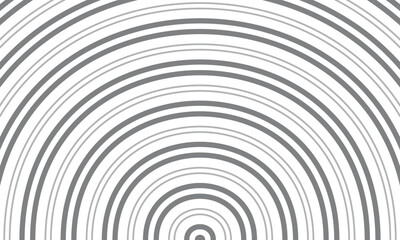 abstract simple white grey line circle pattern can be used background.