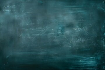 Fototapeta premium Teal Chalkboard Texture Background with Subtle Smudges