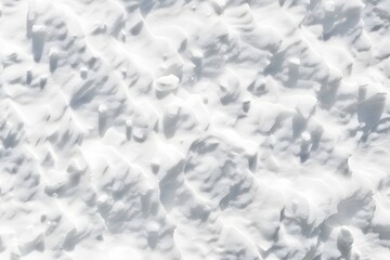 Seamless White Snow Texture - Top View