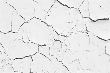 White Cracked Wall Texture -  High Resolution Background
