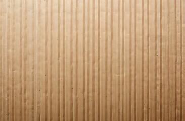 Fototapeta premium Light Brown Cardboard Texture With Vertical Lines