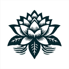 A collection of black silhouette vector pictures containing elegant roses and others with foliage clipart.