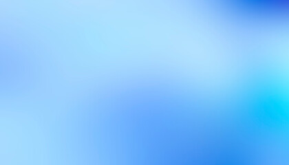 Bright light blue matte abstract background, glare, color gradient