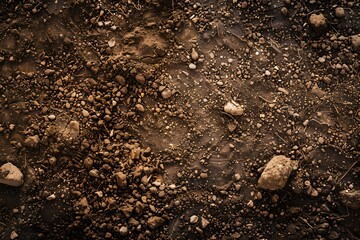Fototapeta premium Realistic Brown Dirt Texture Background