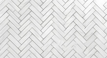 White Herringbone Tile Seamless Pattern Background