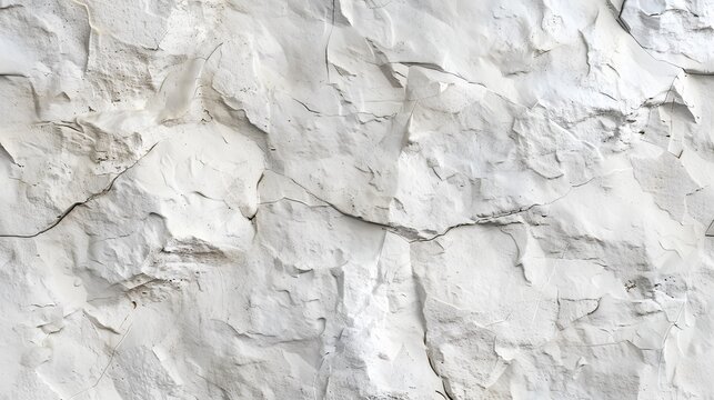 White Stone Texture Background With Cracks