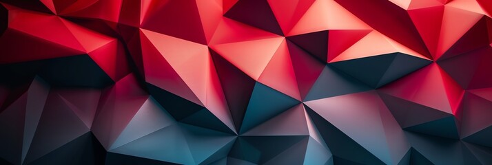 Obraz premium background image based on geometric 3d forms with variations in size and color, color is mainly red with a bit of orange, black and red colors